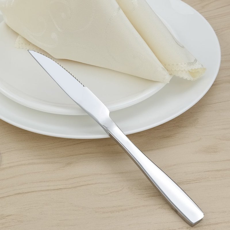 Hommp 8-Piece Stainless Steel Steak Knives for Chefs Commercial Kitchen - Image 4